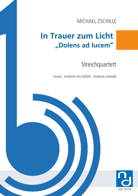 Vorderes Coverbild In Trauer zum Licht "Dolens ad lucem"
