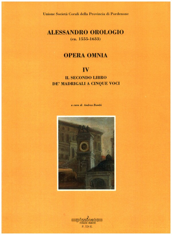 Vorderes Coverbild Il secondo libri di madrigali a cinque voci