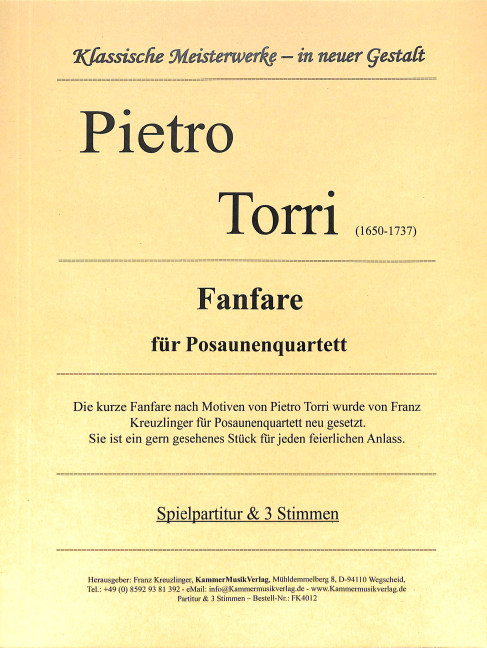Vorderes Coverbild Fanfare