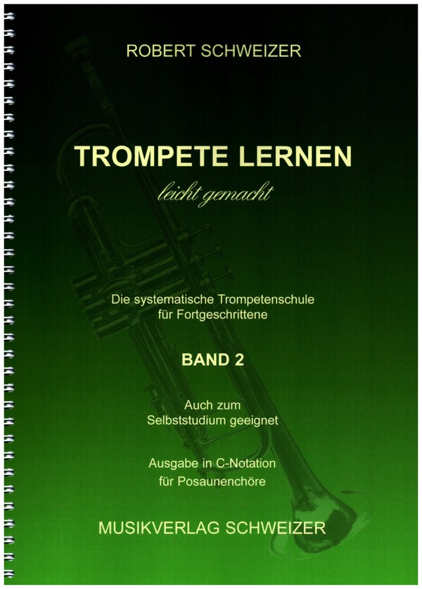 Vorderes Coverbild Trompete lernen leicht gemacht Band 2 - C-Notation 