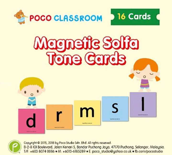 Vorderes Coverbild Poco Magnetic Solfa Tone Cards