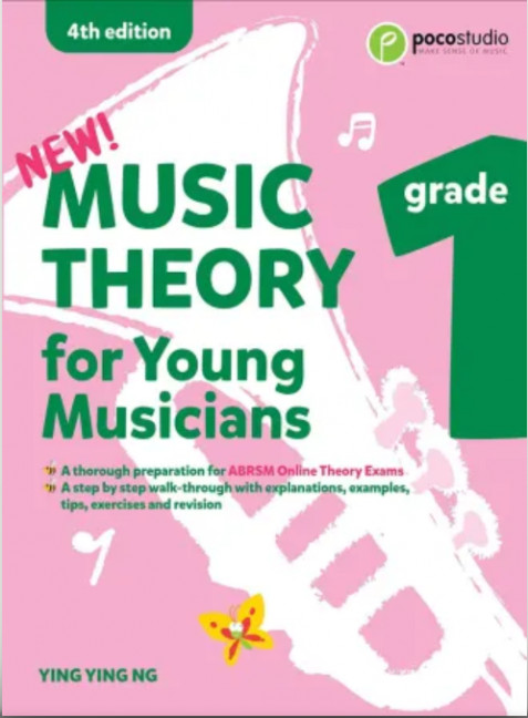 Vorderes Coverbild Poco Music Theory for Young Musicians Grade 1 (Fourth Edition)
