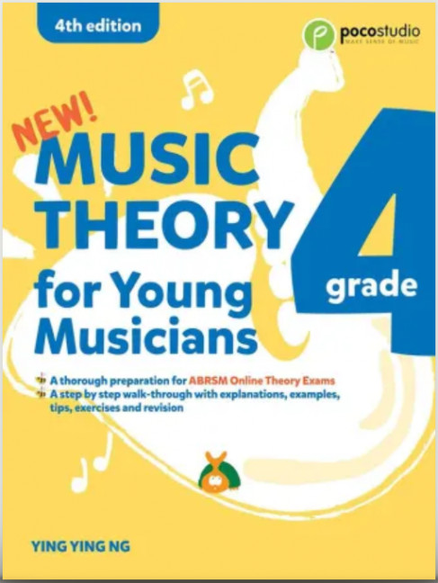Vorderes Coverbild Poco Music Theory for Young Musicians Grade 4 (Fourth Edition)