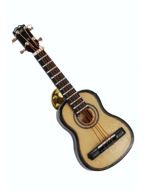 Vorderes Coverbild Miniatur Pin Gitarre 7 cm