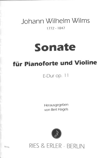 Vorderes Coverbild Sonate E-Dur op.11