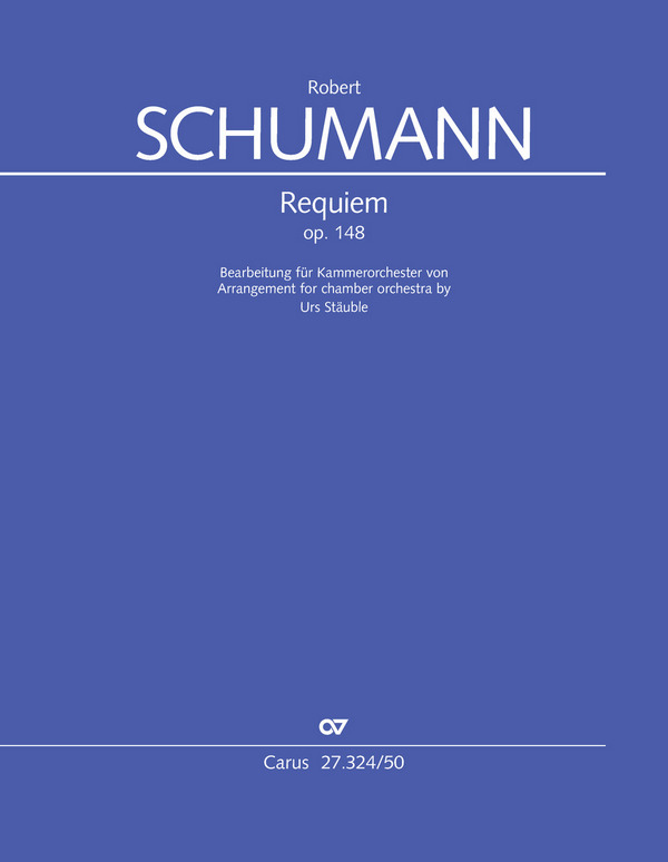Vorderes Coverbild Requiem op.148 für Soli, gem Chor und Orchester