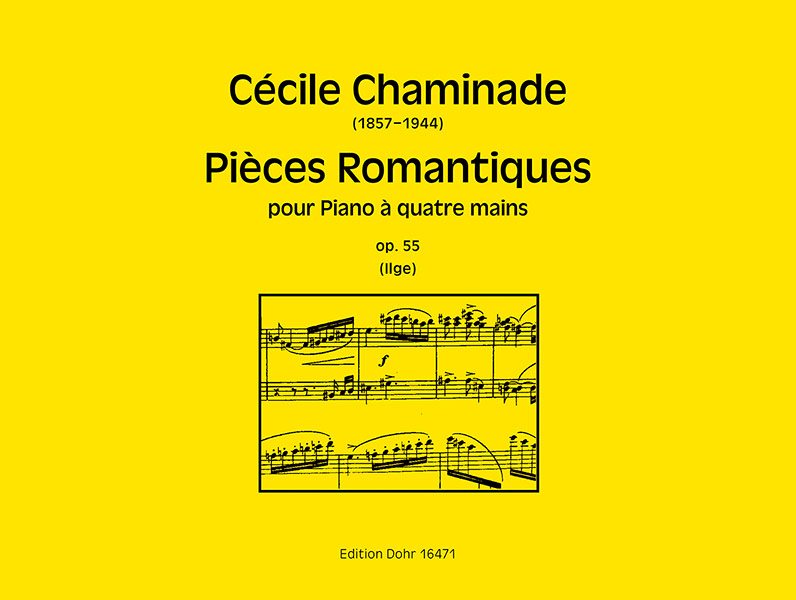 Vorderes Coverbild Pièces Romantiques op. 55