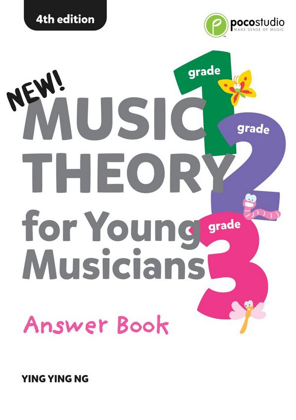 Vorderes Coverbild Music Theory for Young Musicians  Answer Book 4ED G1-3