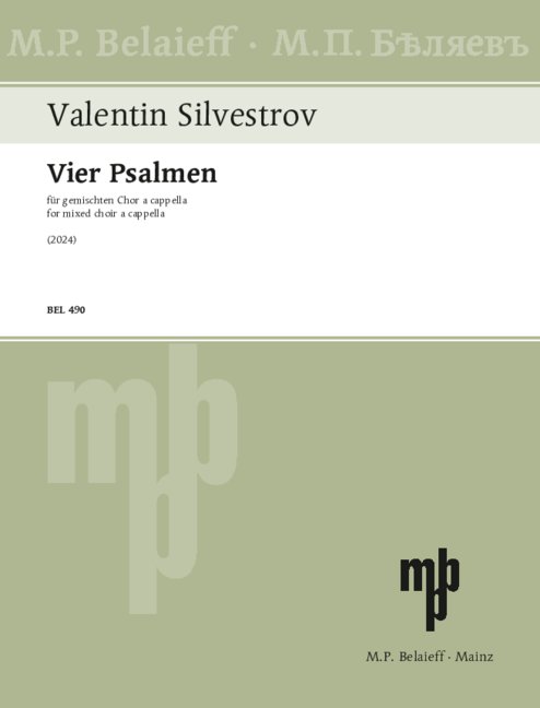 Vorderes Coverbild Vier Psalmen
