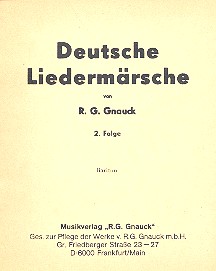 Vorderes Coverbild Deutsche Liedermärsche Band 2: