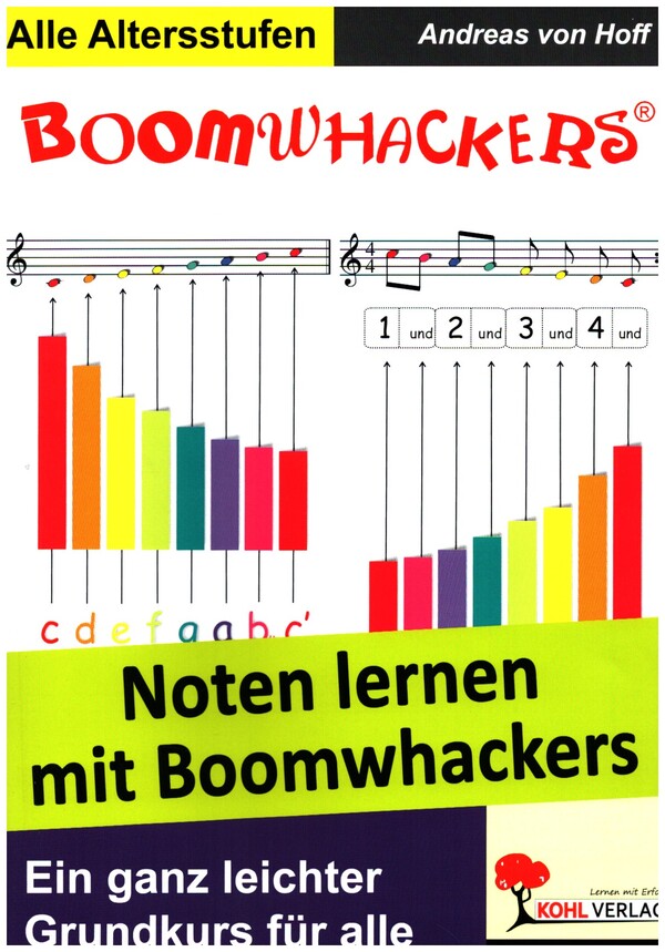 Vorderes Coverbild Boomwhackers - Noten lernen Band 1
