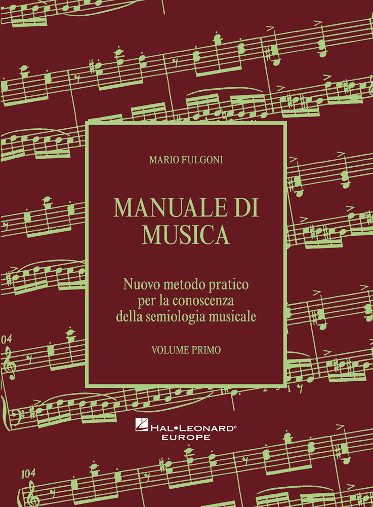 Vorderes Coverbild Manuale di musica - Volume 1