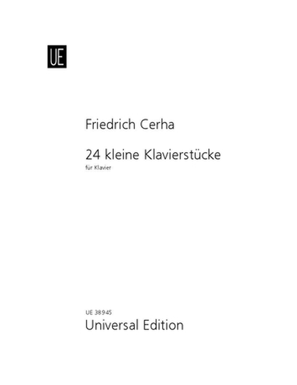 Vorderes Coverbild 24 kleine Klavierstücke