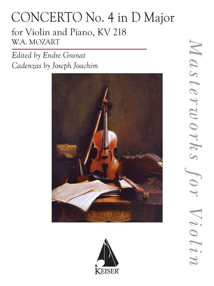Vorderes Coverbild Concerto No. 4 in D Major, KV 218