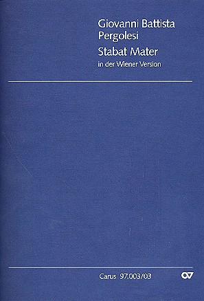 Vorderes Coverbild Stabat Mater (Wiener Fassung) 