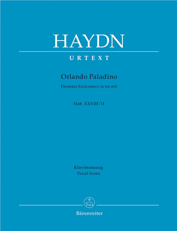 Vorderes Coverbild Orlando Paladino Hob.XXVIII:11
