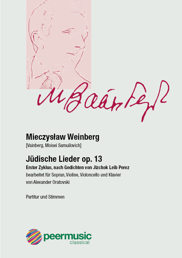 Vorderes Coverbild Jüdische Lieder op.13