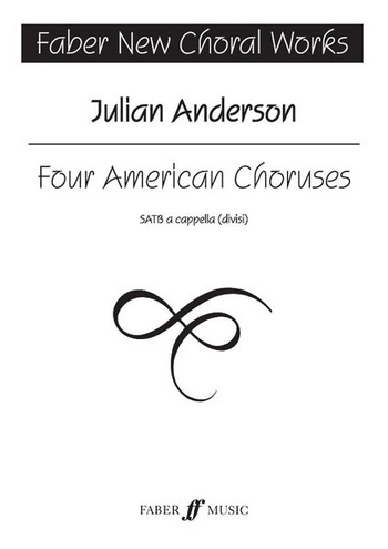 Vorderes Coverbild 4 American Choruses for mixed chorus