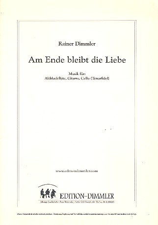 Vorderes Coverbild Am Ende bleibt die Liebe