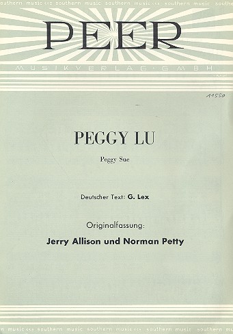 Vorderes Coverbild Peggy Lu: für Klavier/Gesang/Gitarre