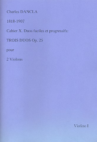Vorderes Coverbild 3 Duos op.25 