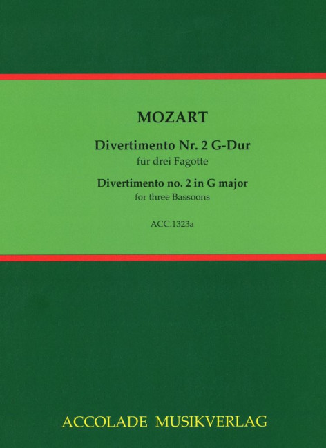 Vorderes Coverbild Divertimento G-Dur KV229,2