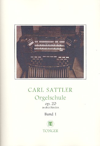 Vorderes Coverbild Orgelschule op.20 Band 1