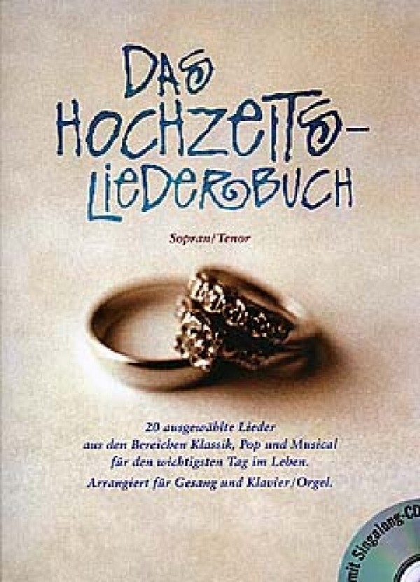 Vorderes Coverbild Das Hochzeitsliederbuch (+mp3):