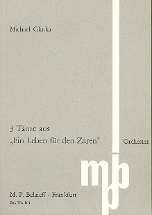 Vorderes Coverbild 3 Tänze aus Ein Leben für den Zaren