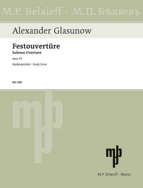 Vorderes Coverbild Festouvertüre op.73