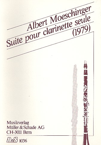 Vorderes Coverbild Suite pour clarinette seule