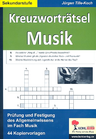 Vorderes Coverbild Kreuzworträtsel Musik