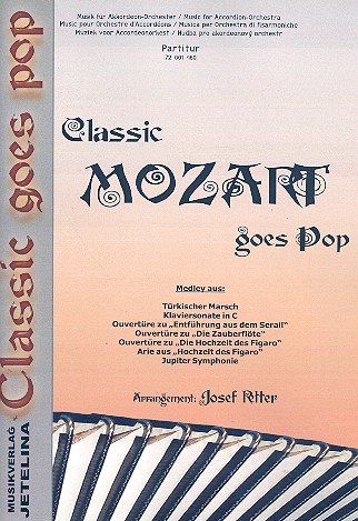 Vorderes Coverbild Mozart goes Pop für