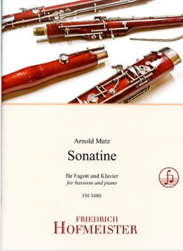 Vorderes Coverbild Sonatine für Fagott und Klavier