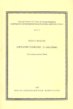 Vorderes Coverbild Giovanni Legrenzi Il Giustino
