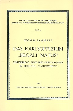 Vorderes Coverbild Das Karlsoffizium "Regali natus"
