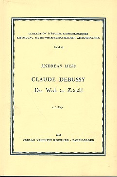 Vorderes Coverbild Claude Debussy Das Werk