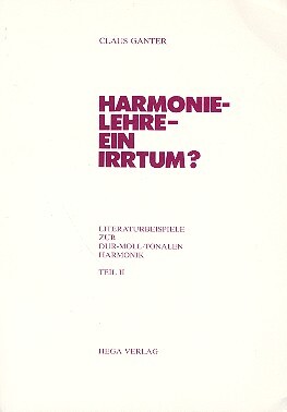 Vorderes Coverbild Harmonielehre - ein Irrtum Band 2