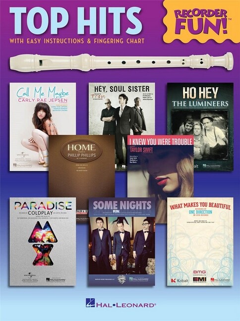 Vorderes Coverbild Top Hits for recorder