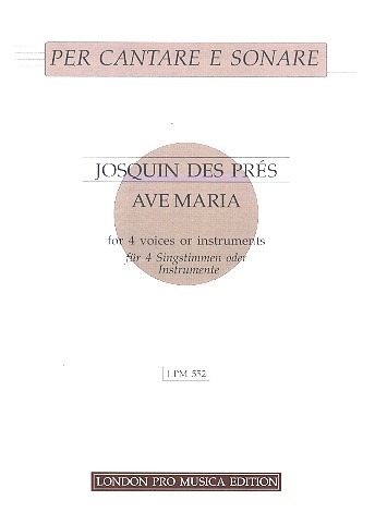 Vorderes Coverbild Ave Maria