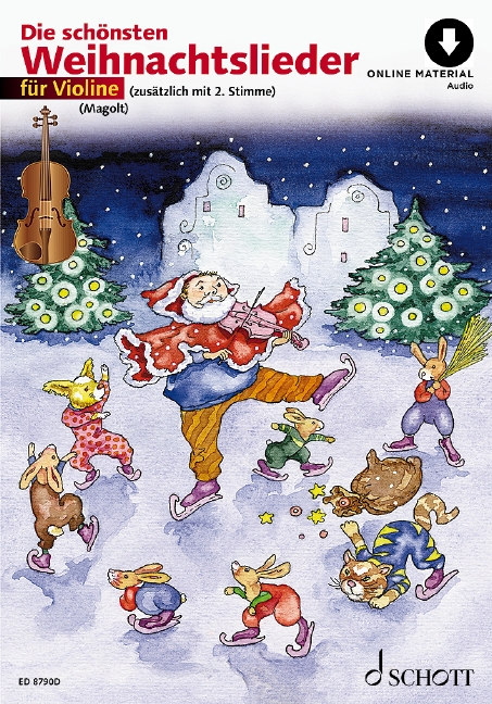 Vorderes Coverbild Die schönsten Weihnachtslieder (+Online Audio)