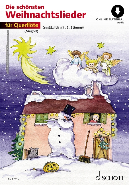 Vorderes Coverbild Die schönsten Weihnachtslieder (+Online Audio)