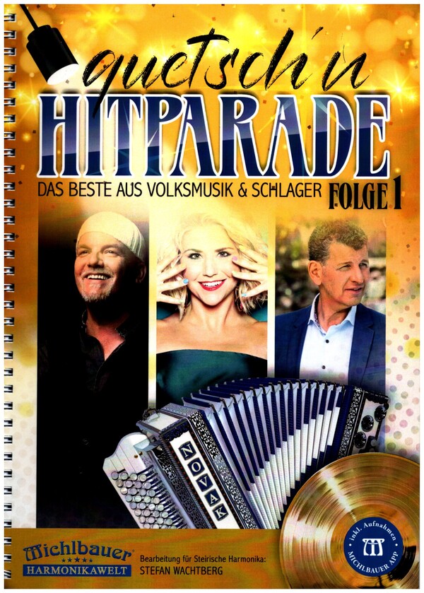 Vorderes Coverbild Quetsch'n Hitparade Band 1 (+App)