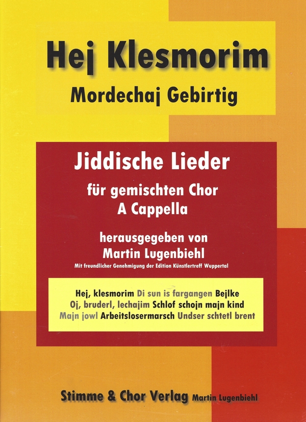 Vorderes Coverbild Hej Klezmorim - Jiddische Lieder
