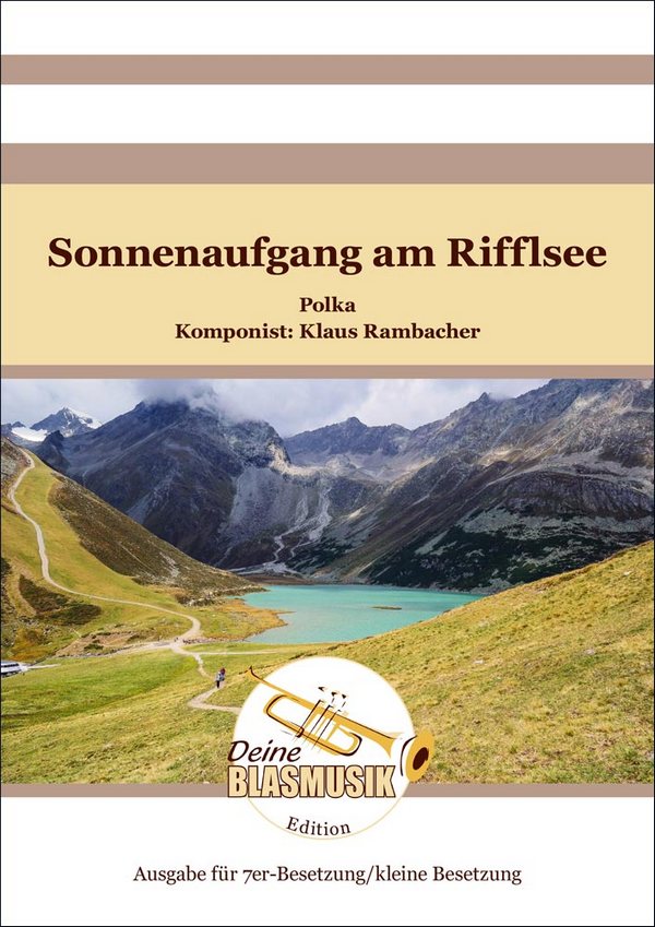 Vorderes Coverbild Sonnenaufgang am Rifflsee