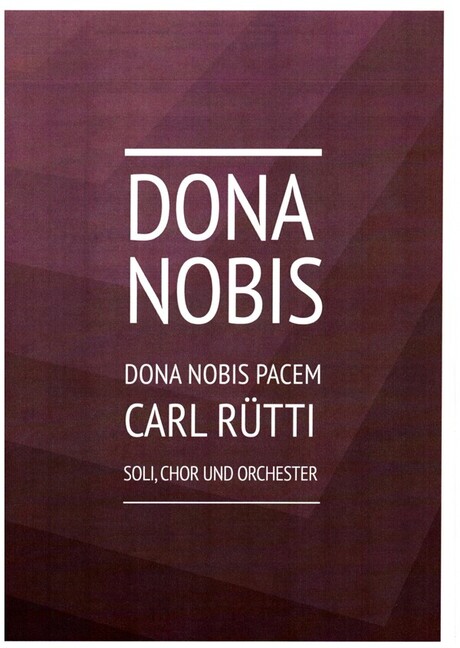 Vorderes Coverbild Dona nobis pacem