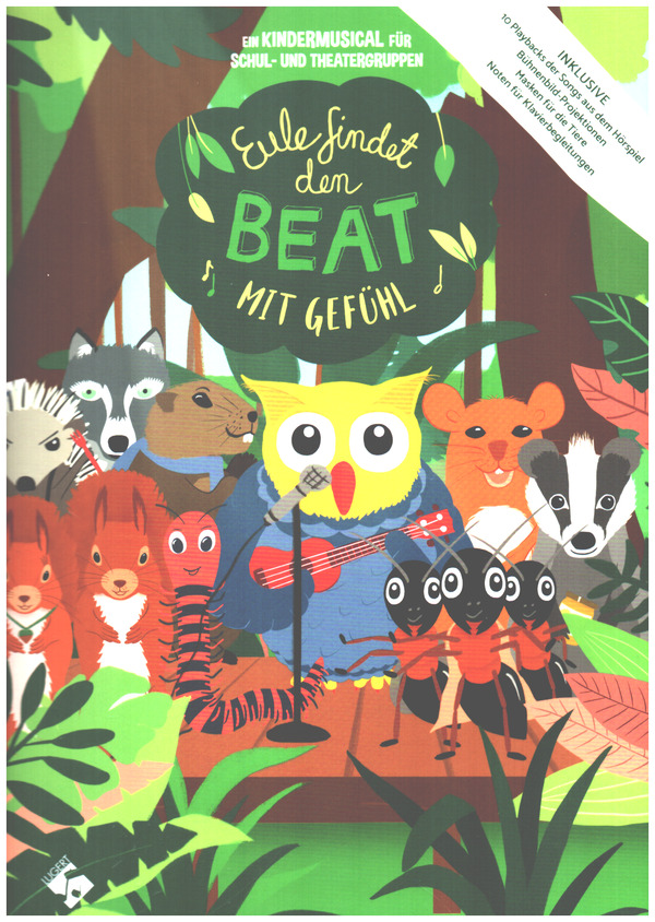 Vorderes Coverbild Eule findet den Beat - mit Gefühl (+CD+Online-Audio)
