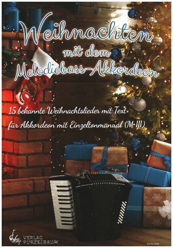 Vorderes Coverbild Weihnachten mit dem Melodiebass-Akkordeon