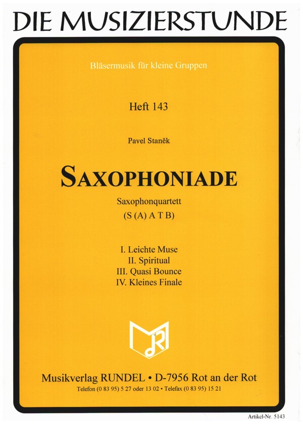 Vorderes Coverbild Saxophoniade