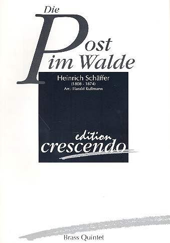 Vorderes Coverbild Die Post im Walde für 2 Trompeten,